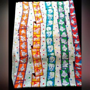 Warner Brothers Loony Toons 1993 twin top sheet only
